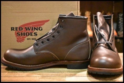 【9D 未使用 12年】レッドウィング 9023 ベックマン 茶 ウォールナット セトラー ブラウン 編み上げ ブーツ redwing HOPESMORE