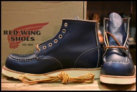 【7.5E 箱付 未使用 18年】レッドウィング 8882 アイリッシュセッター インディゴ ポーテージ ネイビー 青 ブーツ redwing HOPESMORE