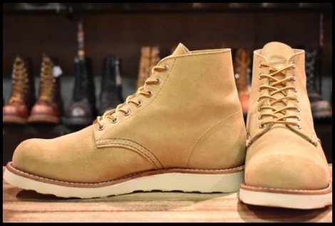 【8.5D 美品 25年】レッドウィング 8167 スエード アイリッシュセッター ホーソーンアビレーン プレーントゥ ブーツ redwing HOPESMORE
