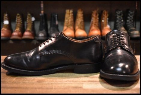 【8.5D 良品 19年】レッドウィング 9087 Mil-1 ミルワン ブルーチャー オックスフォード ブラックエスカイヤ ブーツ redwing HOPESMORE