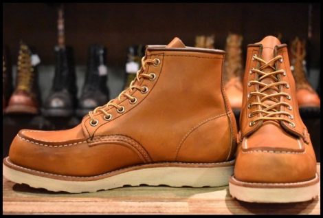 【7.5D 美品 21年】レッドウィング 875 アイリッシュセッター 茶 オロレガシー モックトゥ レースアップ ブーツ redwing HOPESMORE