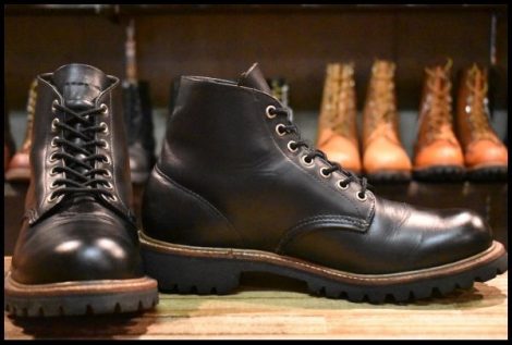 【9E 良品 羽タグ 01年】レッドウィング 8172 アイリッシュセッター ビブラム 黒 ブラッククローム 編み上げ ブーツ redwing HOPESMORE