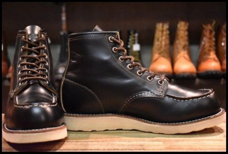【8E 美品 19年】レッドウィング 9874 アイリッシュセッター モックトゥ ブラック クローンダイク 編み上げ ブーツ redwing HOPESMORE