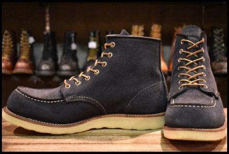 【9.5E 良品 BEAMS別注 11年】レッドウィング 8854 アイリッシュセッター ネイビースエード ラフアウト ビームス ブーツ HOPESMORE