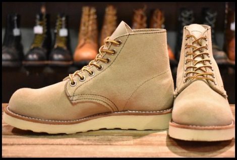 【4D 美品 09年】レッドウィング 8167 スエード アイリッシュセッター ホーソーンアビレーン プレーントゥ ブーツ redwing HOPESMORE