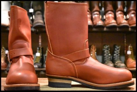 【10D 未使用 13年】レッドウィング 8271 エンジニア 赤茶 オロラセット スチールトゥ ブーツ redwing HOPESMORE