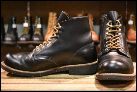 【7.5D 良品 旧羽タグ】レッドウィング 8153 アイリッシュセッター 黒 ブラッククローム 編み上げ ブーツ redwing HOPESMORE