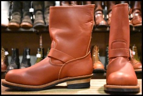 【10D 未使用 13年】レッドウィング 8271 エンジニア 赤茶 オロラセット スチールトゥ ブーツ redwing HOPESMORE
