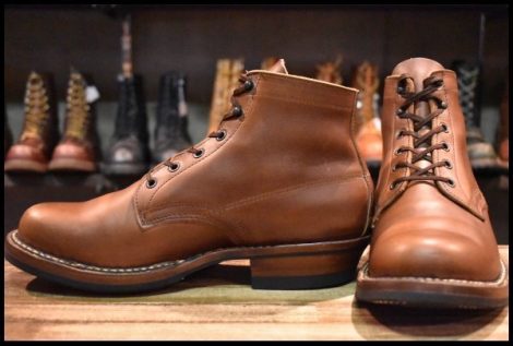 【9E 試着程度 美品】WHITE’S ホワイツ セミドレス ディストレスド ブラウン 茶 ビブラム269シングル 編み上げ ブーツ HOPESMORE