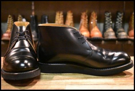 【7.5 美品】Danner ダナー ポストマンブーツ POSTMAN BOOTS D-4302 チャッカ ブラック 黒 9196 ブーツ HOPESMORE
