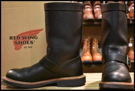 【7D 箱付 良品 11年】レッドウィング 8122 アイアンスミス エンジニア ブラック ハーネス 黒 キャップトゥ ブーツ redwing HOPESMORE