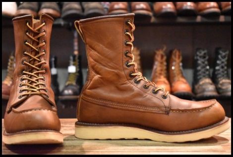 【8D 良品 07年】レッドウィング 877 ロング アイリッシュセッター 茶 オロイジナル 編み上げ レースアップ ブーツ redwing HOPESMORE