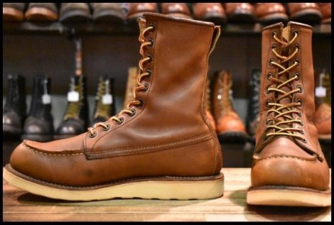 【8D 良品 07年】レッドウィング 877 ロング アイリッシュセッター 茶 オロイジナル 編み上げ レースアップ ブーツ redwing HOPESMORE