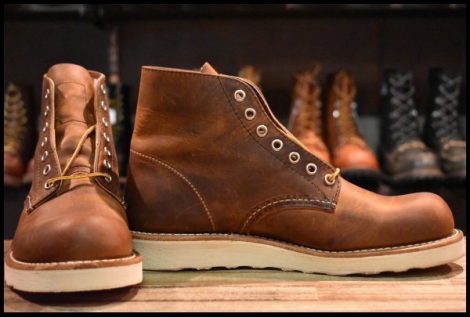 【6.5D 未使用 25年】レッドウィング 9111 アイリッシュセッター 茶 カッパー ラフ＆タフ プレーントゥ ブーツ redwing HOPESMORE