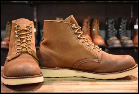 【10D 良品 09年】レッドウィング 8181 スエード アイリッシュセッター 茶 ミュールスキナー プレーントゥ ブーツ redwing HOPESMORE