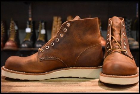 【6.5D 未使用 25年】レッドウィング 9111 アイリッシュセッター 茶 カッパー ラフ＆タフ プレーントゥ ブーツ redwing HOPESMORE