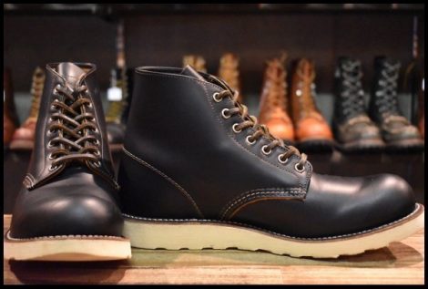 【9.5D 良品 16年】レッドウィング 9870 アイリッシュセッター ブラック クローンダイク プレーントゥ 黒 ブーツ redwing HOPESMORE