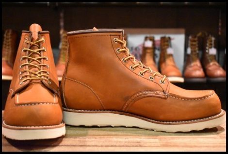 【9E 箱付 美品 22年】レッドウィング 875 アイリッシュセッター 茶 オロレガシー モックトゥ レースアップ ブーツ redwing HOPESMORE