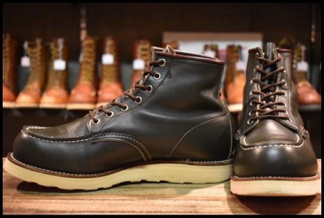 【8.5E 良品 犬タグ 98年】レッドウィング 8180 アイリッシュセッター 緑 カンガタン グリーン レースアップ ブーツ redwing HOPESMORE