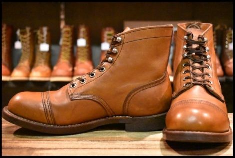 【8.5D 良品 08年】レッドウィング 8112 アイアンレンジ オロイジナル 茶 キャップトゥ アイアンレンジャー ブーツ redwing HOPESMORE