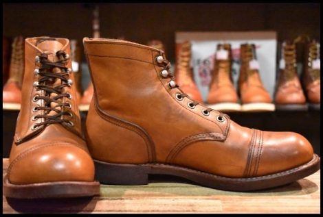 【8.5D 良品 08年】レッドウィング 8112 アイアンレンジ オロイジナル 茶 キャップトゥ アイアンレンジャー ブーツ redwing HOPESMORE