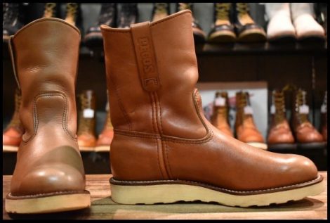 【7E 難あり 05年】レッドウィング 8866 ペコス 赤茶 オロラセット プルオン クッションソール ブーツ redwing pecos HOPESMORE