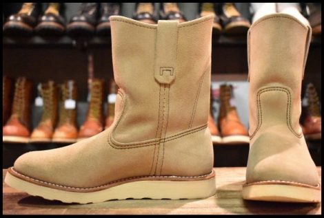 【6.5E 美品 10年】レッドウィング 8168 スエード ペコス ホーソーン アビレーン ラフアウト ブーツ redwing pecos HOPESMORE
