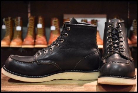 【9D 良品 12年】レッドウィング 9075 アイリッシュセッター 黒 ブラック ハーネス モックトゥ 8179 8130 ブーツ redwing HOPESMORE