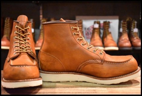 【10D 良品 22年】レッドウィング 875 アイリッシュセッター 茶 オロレガシー モックトゥ レースアップ ブーツ redwing HOPESMORE
