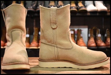 【7E 美品 10年】レッドウィング 8168 スエード ペコス ホーソーン アビレーン ラフアウト ブーツ redwing pecos HOPESMORE
