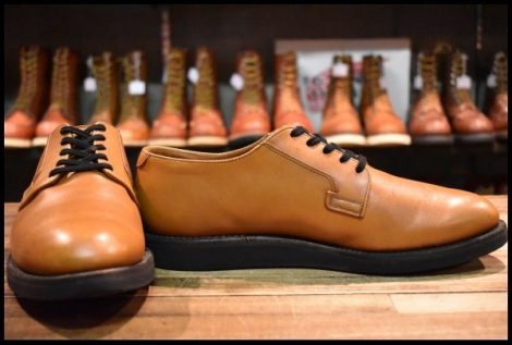 【10D 良品 11年】レッドウィング 9108 ポストマン シューズ タン マウンテニア 茶 オックスフォード 短靴 ブーツ redwing HOPESMORE