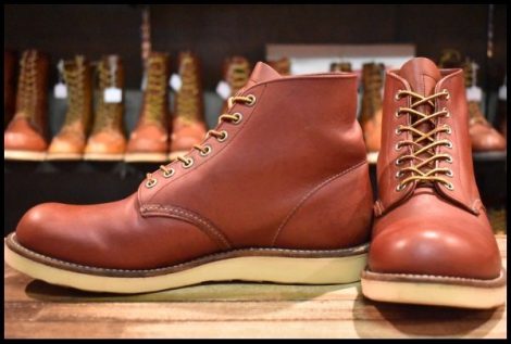【9D 良品 10年】レッドウィング 8166 アイリッシュセッター 赤茶 オロラセット プレーントゥ 編み上げ ブーツ redwing HOPESMORE