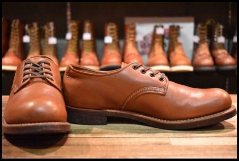 【9D 良品 13年】レッドウィング 8052 オックスフォード ブリックセトラー 短靴 ローカット 編み上げ ブーツ redwing HOPESMORE