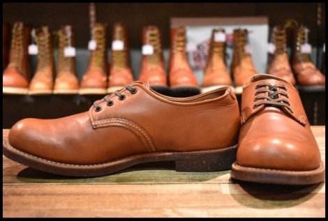 【9D 良品 13年】レッドウィング 8052 オックスフォード ブリックセトラー 短靴 ローカット 編み上げ ブーツ redwing HOPESMORE