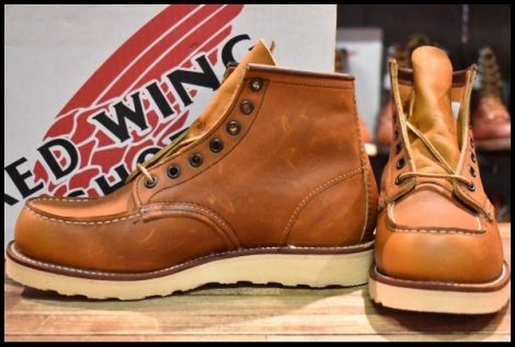 【7.5E DEAD サイド羽タグ 03年】レッドウィング 875 アイリッシュセッター 赤茶 オロイジナル モックトゥ ブーツ redwing HOPESMORE