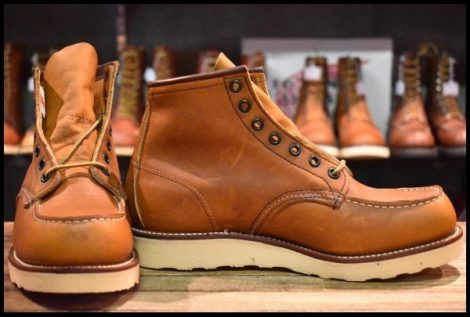 【7.5E DEAD サイド羽タグ 03年】レッドウィング 875 アイリッシュセッター 赤茶 オロイジナル モックトゥ ブーツ redwing HOPESMORE