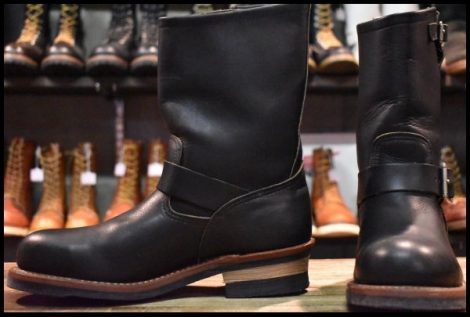 【8D 良品 11年】レッドウィング 9085 エンジニア 黒 ブラック ハーネス スチールトゥ 2268 ブーツ redwing HOPESMORE