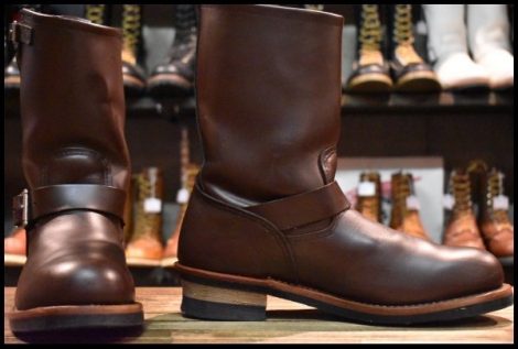 【10D 良品 09年】レッドウィング 2269 エンジニア 茶 チョコレート クローム ブラウン スチールトゥ ブーツ redwing 2967 HOPESMORE