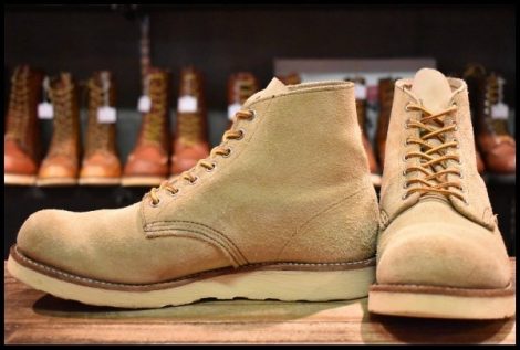 【8.5E 良品 08年】レッドウィング 8167 スエード アイリッシュセッター ホーソーンアビレーン プレーントゥ ブーツ redwing HOPESMORE
