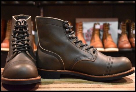 【7.5D 箱付 美品 24年】レッドウィング 8078 アイアンレンジャー グリーン アルパイン ポーテージ 緑 ブーツ redwing HOPESMORE