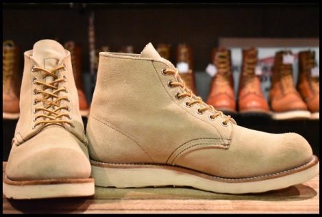 【8E 美品 08年】レッドウィング 8167 スエード アイリッシュセッター ホーソーンアビレーン プレーントゥ ブーツ redwing HOPESMORE