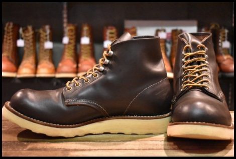 【8D 良品 羽タグ】レッドウィング 8160 アイリッシュセッター ガラスレザー ブラウン 茶 レースアップ ブーツ redwing HOPESMORE