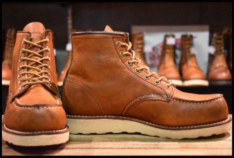 【7.5E 箱付 良品 19年】レッドウィング 875 アイリッシュセッター 茶 オロレガシー モックトゥ レースアップ ブーツ redwing HOPESMORE