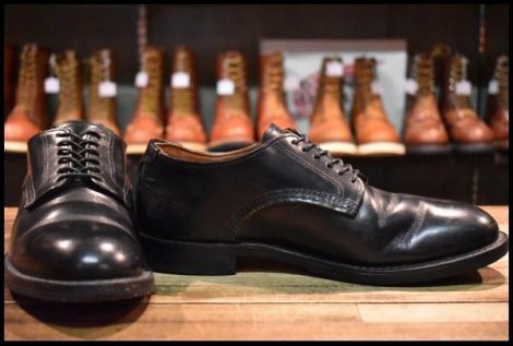 【8D 良品 16年】レッドウィング 9087 Mil-1 ミルワン ブルーチャー オックスフォード エスカイヤ 黒 短靴 ブーツ redwing HOPESMORE