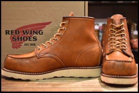 【7.5E 箱付 良品 19年】レッドウィング 875 アイリッシュセッター 茶 オロレガシー モックトゥ レースアップ ブーツ redwing HOPESMORE