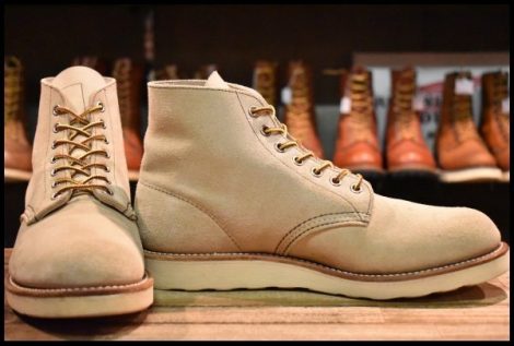 【8.5D 美品 10年】レッドウィング 8167 スエード アイリッシュセッター ホーソーンアビレーンラフアウト ブーツ redwing HOPESMORE