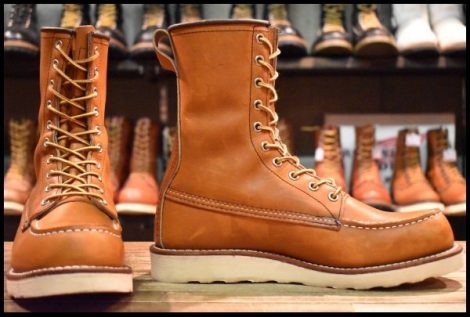 【7.5D 美品 21年】レッドウィング 877 ロング アイリッシュセッター オロレガシー モックトゥ 編み上げ ブーツ redwing HOPESMORE