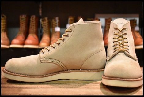 【8.5D 美品 10年】レッドウィング 8167 スエード アイリッシュセッター ホーソーンアビレーンラフアウト ブーツ redwing HOPESMORE