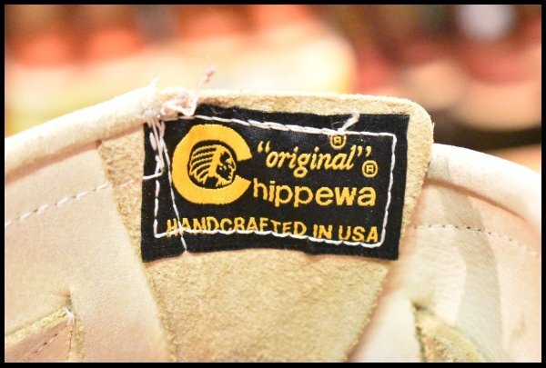 9.5E 良品 黒タグ】Chippewa チペワ 1901M13 ショートエンジニア 7 