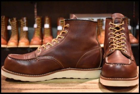 【9.5E 美品 23年】レッドウィング 8138 アイリッシュセッター 茶 ブライアーオイルスリック モックトゥ ブーツ redwing HOPESMORE